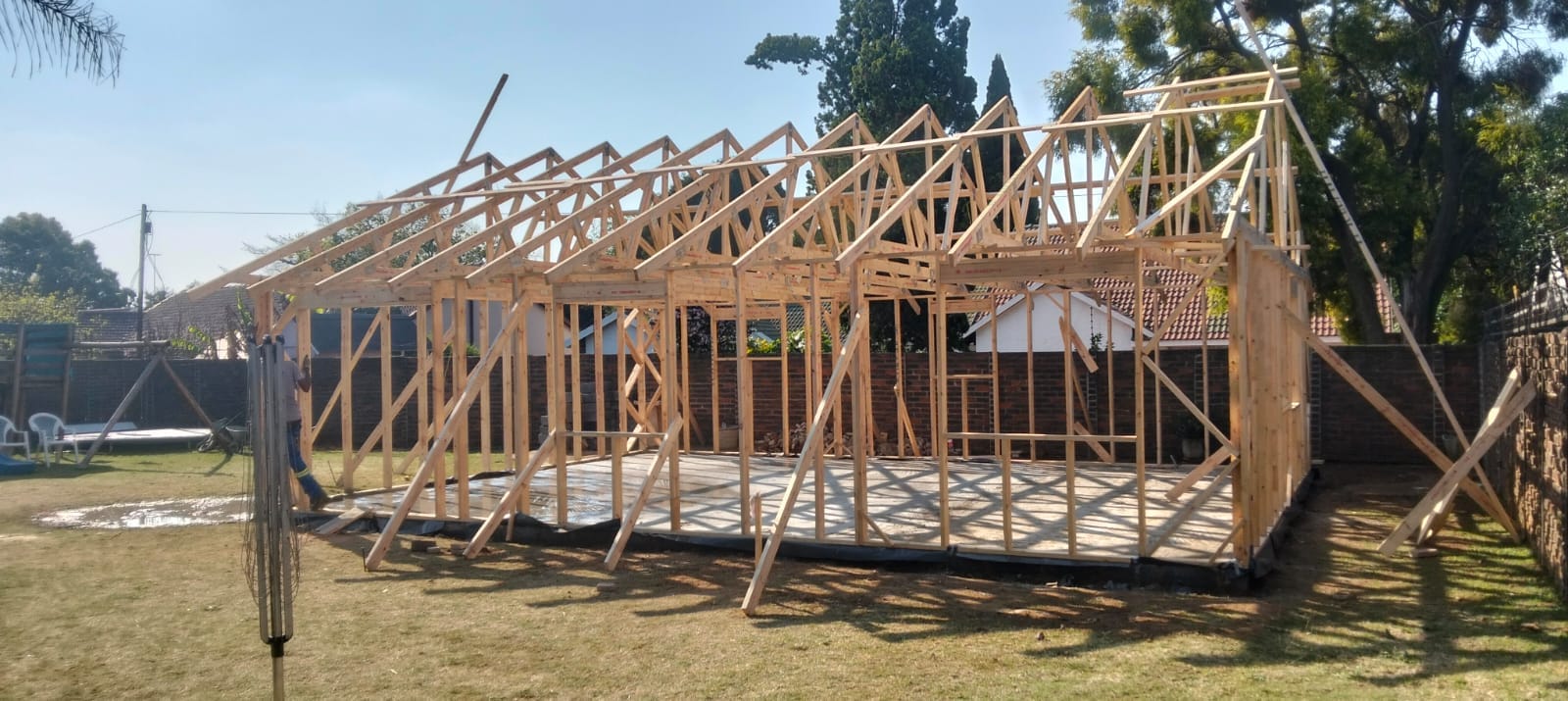 Wide view of a Chepst Construction Projects build site in Harare